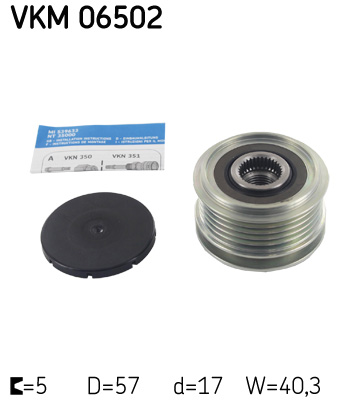 SKF Generatorfreilauf VKM 06502